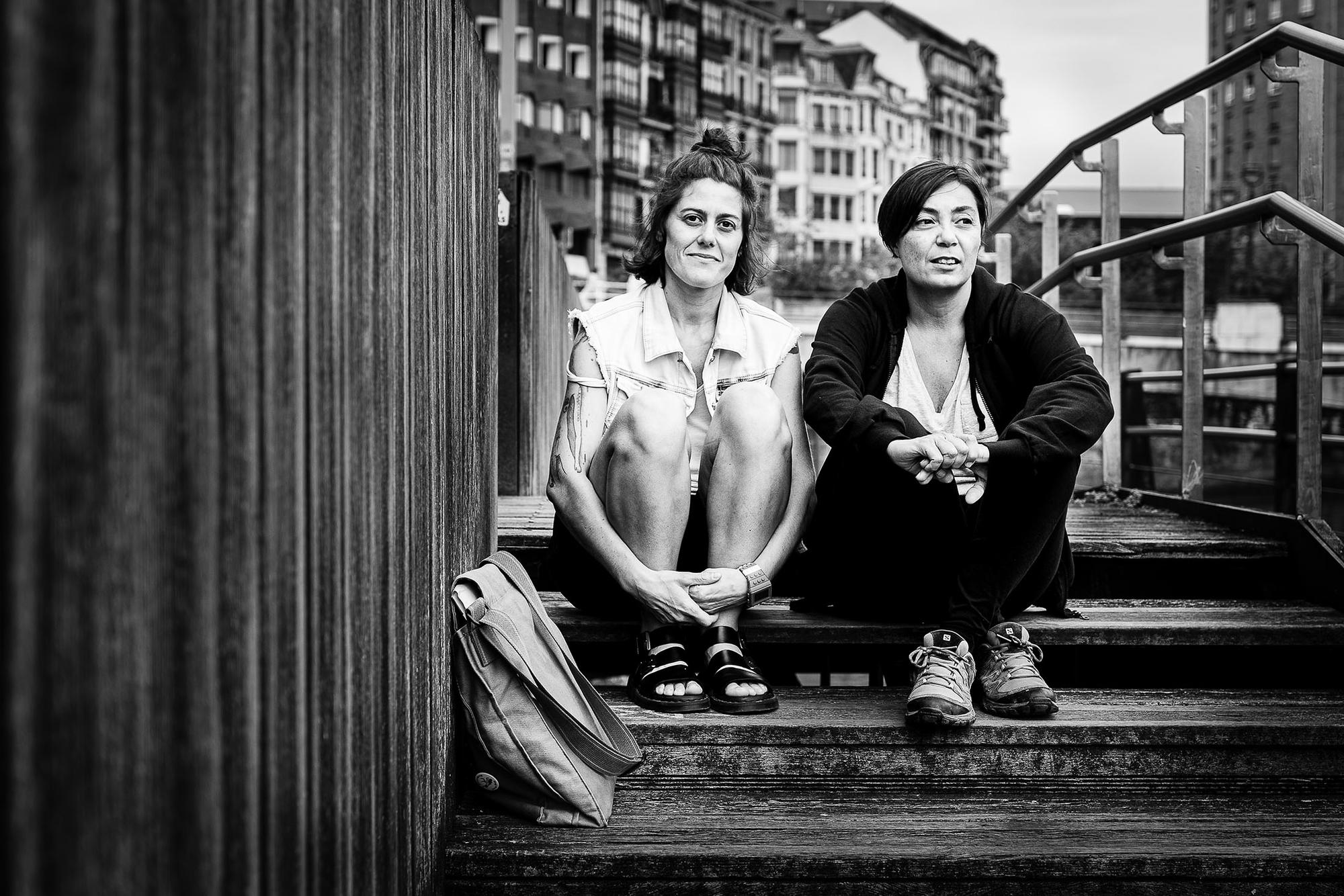 Ixa Blanco y Dunia Taher Muti Sare Lesbianista.